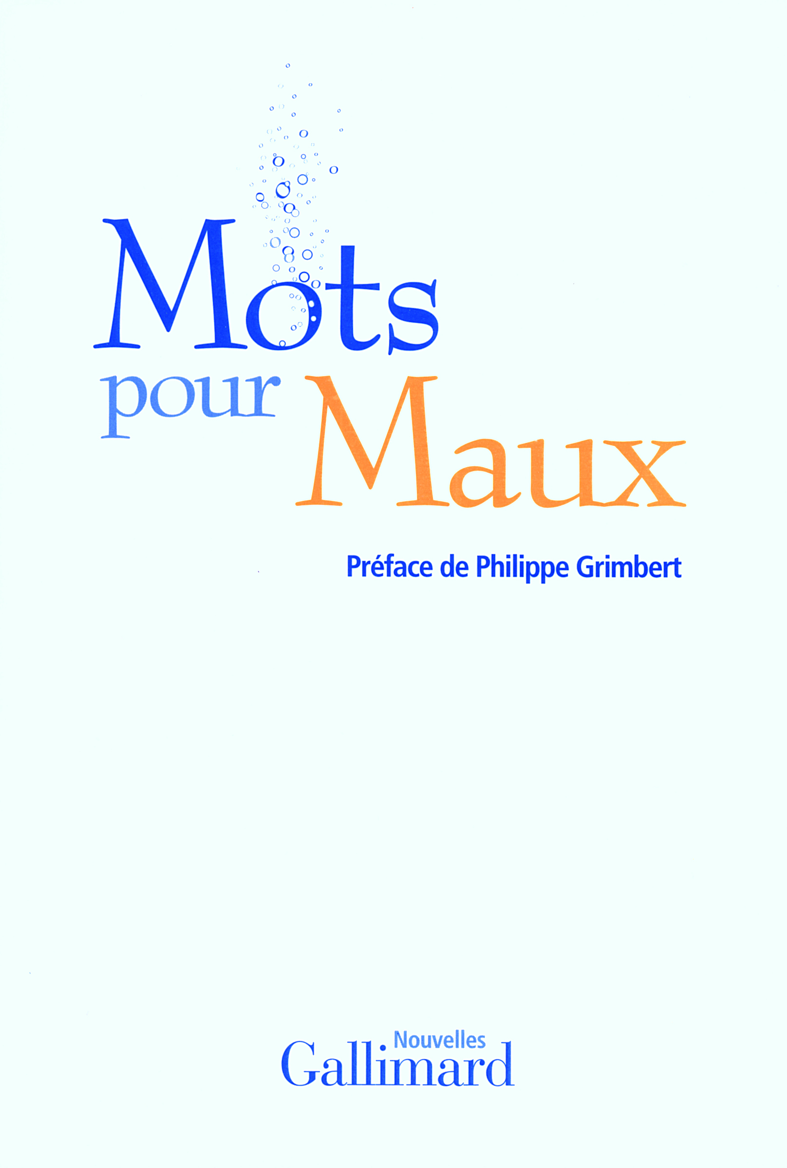 Mots pour maux (9782070123056-front-cover)