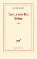 Tout a une fin, Drieu, Fable (9782070183715-front-cover)