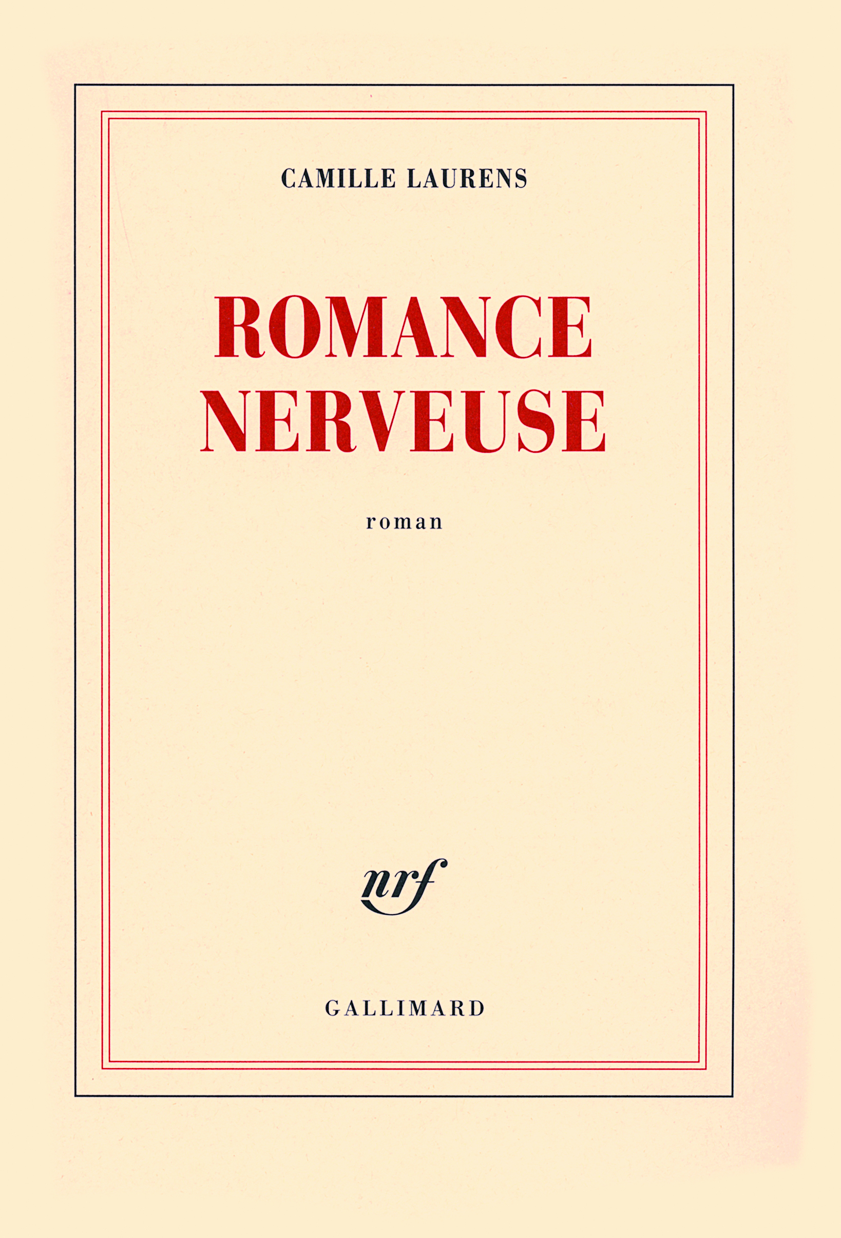 Romance nerveuse (9782070119912-front-cover)