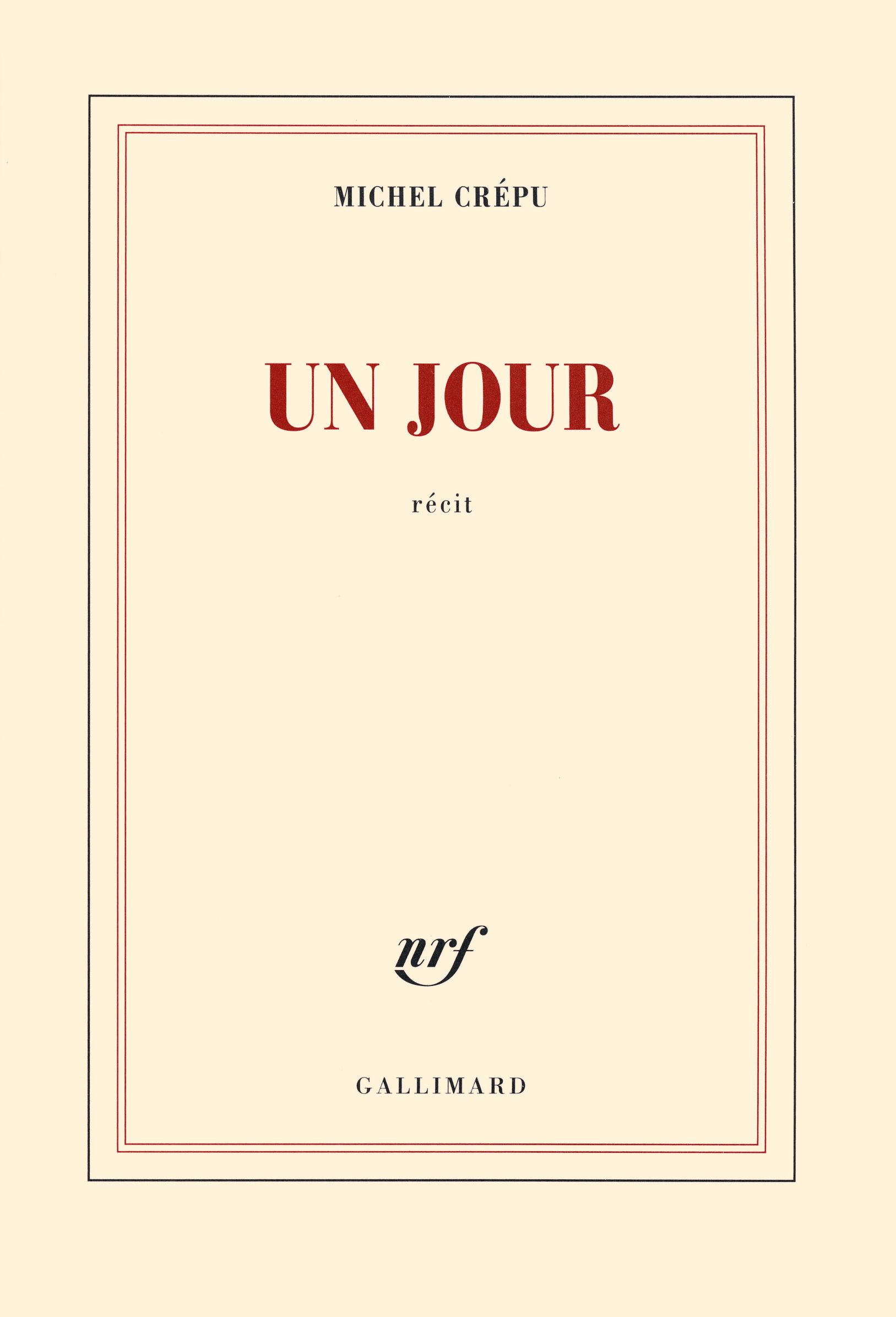 Un jour (9782070147922-front-cover)