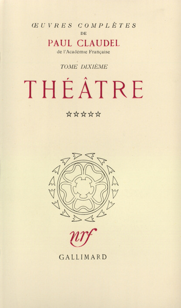 Œuvres complètes, Théâtre, V (9782070163991-front-cover)