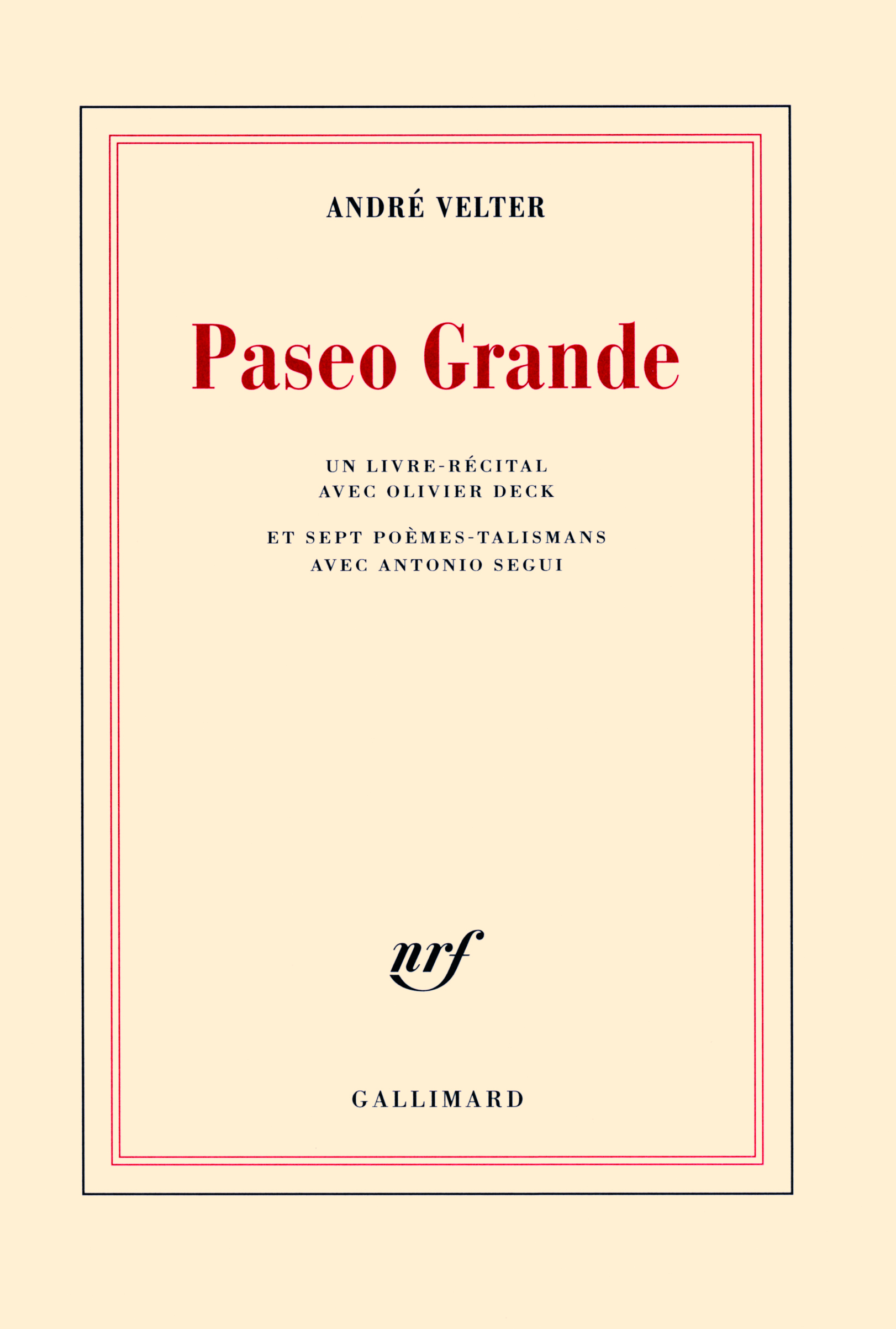 Paseo Grande (9782070132348-front-cover)