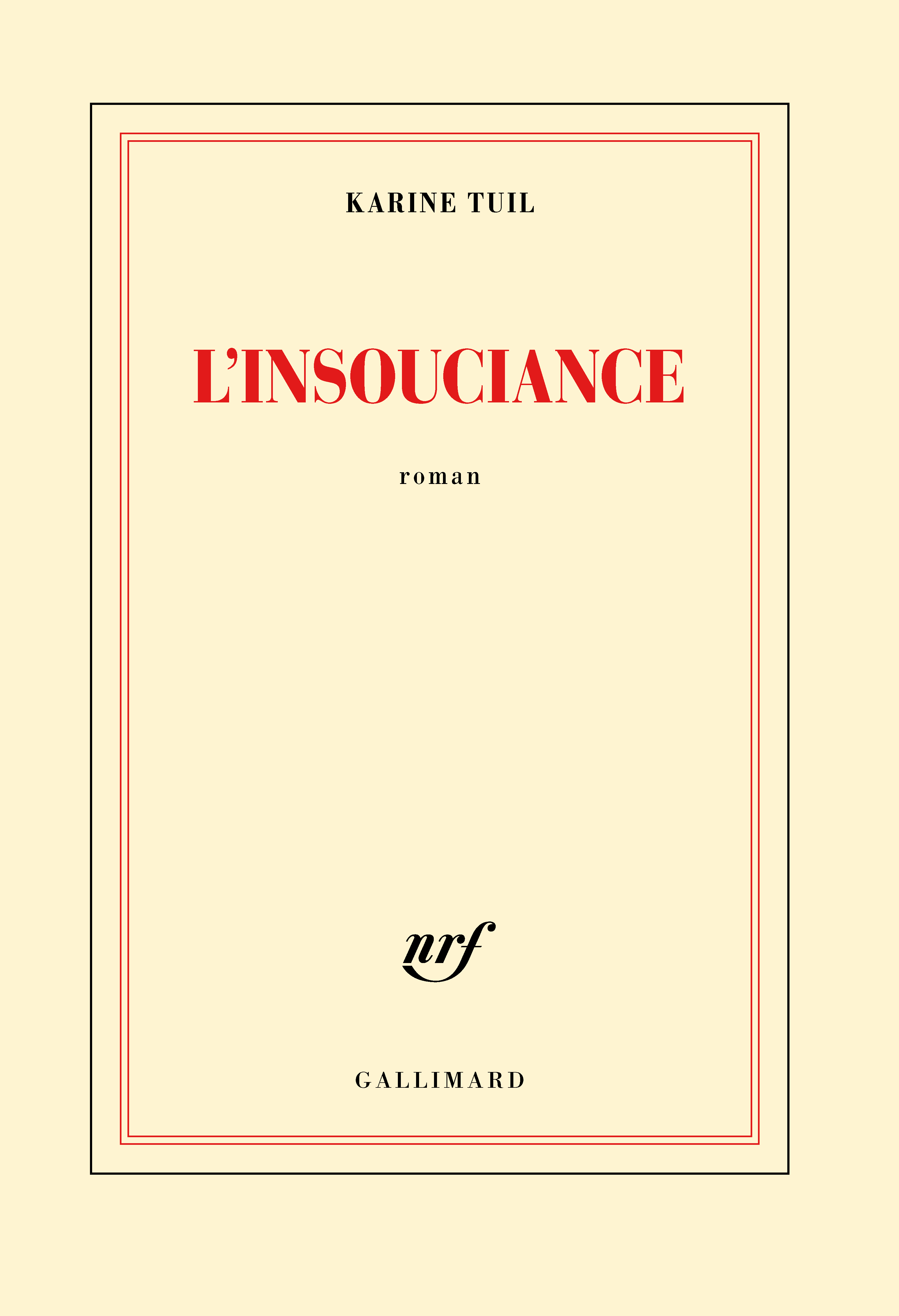 L'insouciance (9782070146192-front-cover)