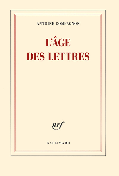 L'Âge des lettres (9782070107216-front-cover)
