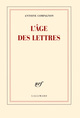 L'Âge des lettres (9782070107216-front-cover)