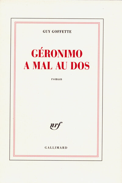 GERONIMO A MAL AU DOS (9782070196081-front-cover)