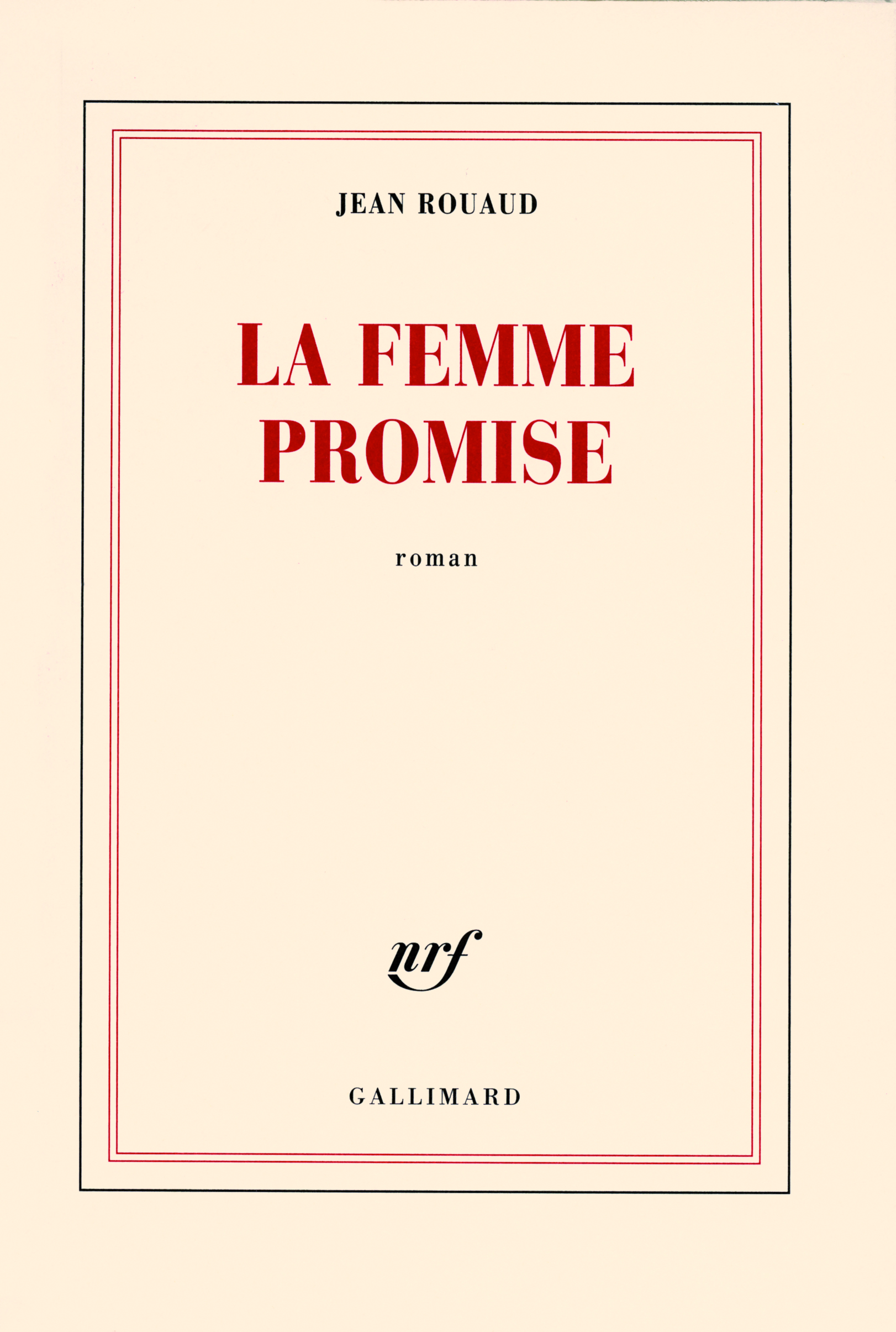 La femme promise (9782070123636-front-cover)