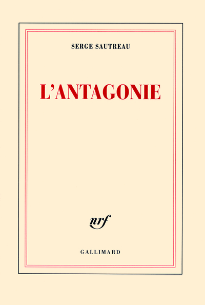 L'antagonie, Journal 2007-2008 (9782070132874-front-cover)