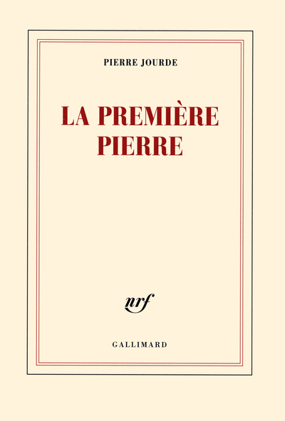 La première pierre (9782070142156-front-cover)