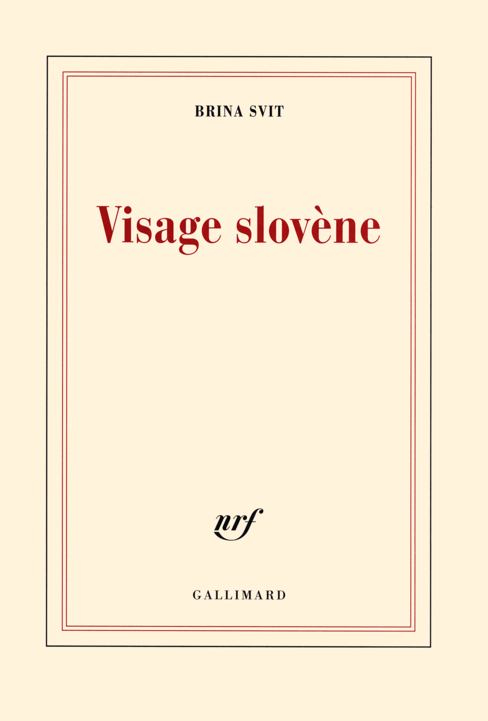 Visage slovène (9782070142668-front-cover)