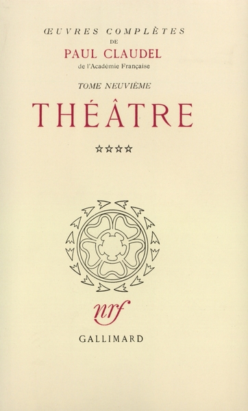 Œuvres complètes, Théâtre, IV (9782070163977-front-cover)