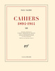 Cahiers, (1894-1914)-Mars 1914 - janvier 1915 (9782070177622-front-cover)