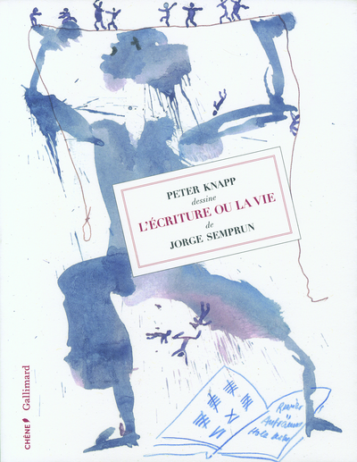 Peter Knapp dessine "L'Écriture ou la vie" de Jorge Semprun (9782070138791-front-cover)