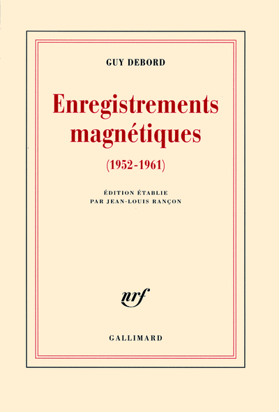 Enregistrements magnétiques, (1952-1961) (9782070127870-front-cover)