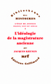 L'idéologie de la magistrature ancienne (9782070124978-front-cover)