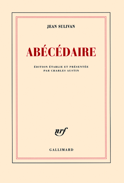Abécédaire (9782070131785-front-cover)