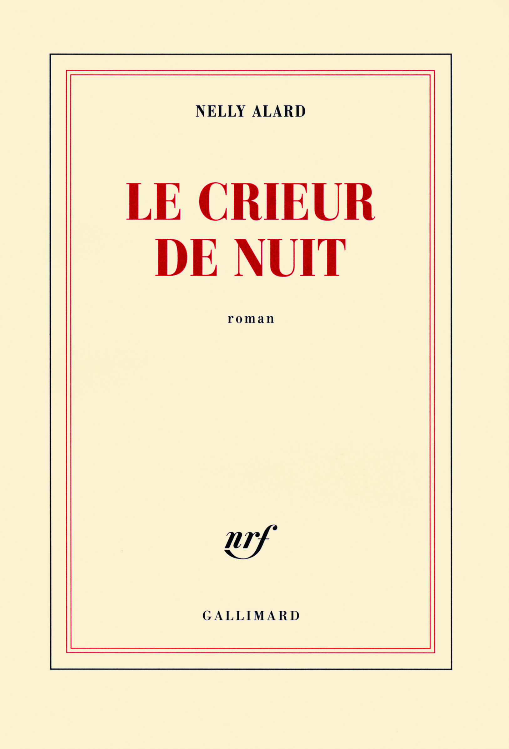 Le crieur de nuit (9782070129119-front-cover)