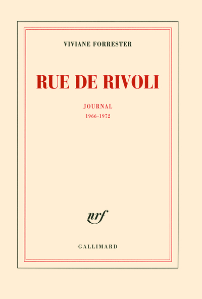 Rue de Rivoli, Journal (1966-1972) (9782070132805-front-cover)