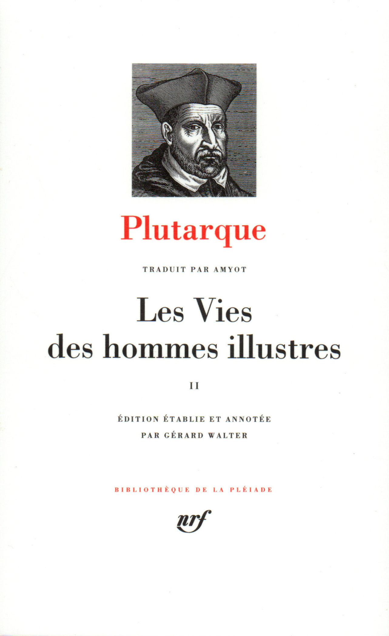 Les Vies des hommes illustres (9782070104536-front-cover)