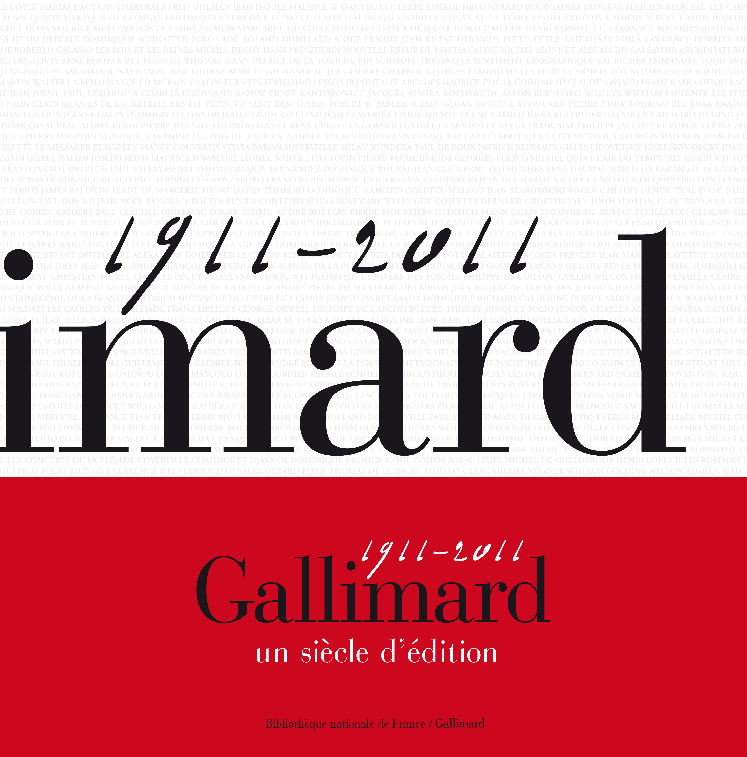 Gallimard, un siècle d'édition, (1911-2011) (9782070133178-front-cover)