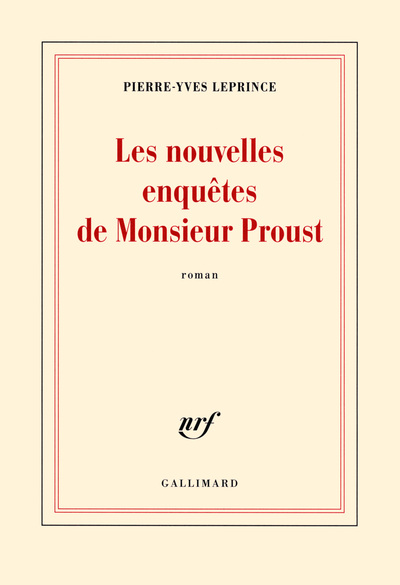 Les nouvelles enquêtes de Monsieur Proust (9782070149032-front-cover)
