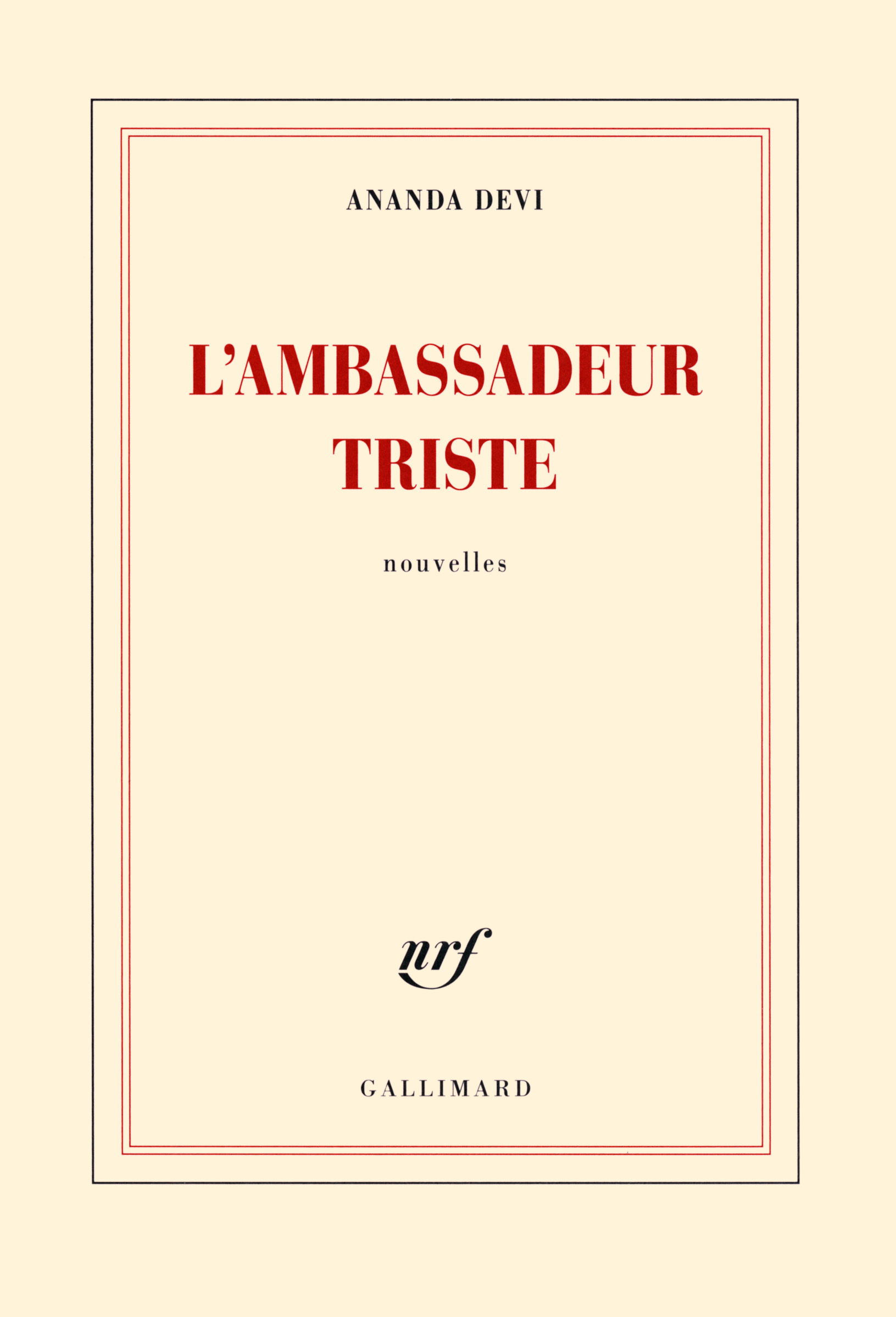 L'ambassadeur triste (9782070147960-front-cover)