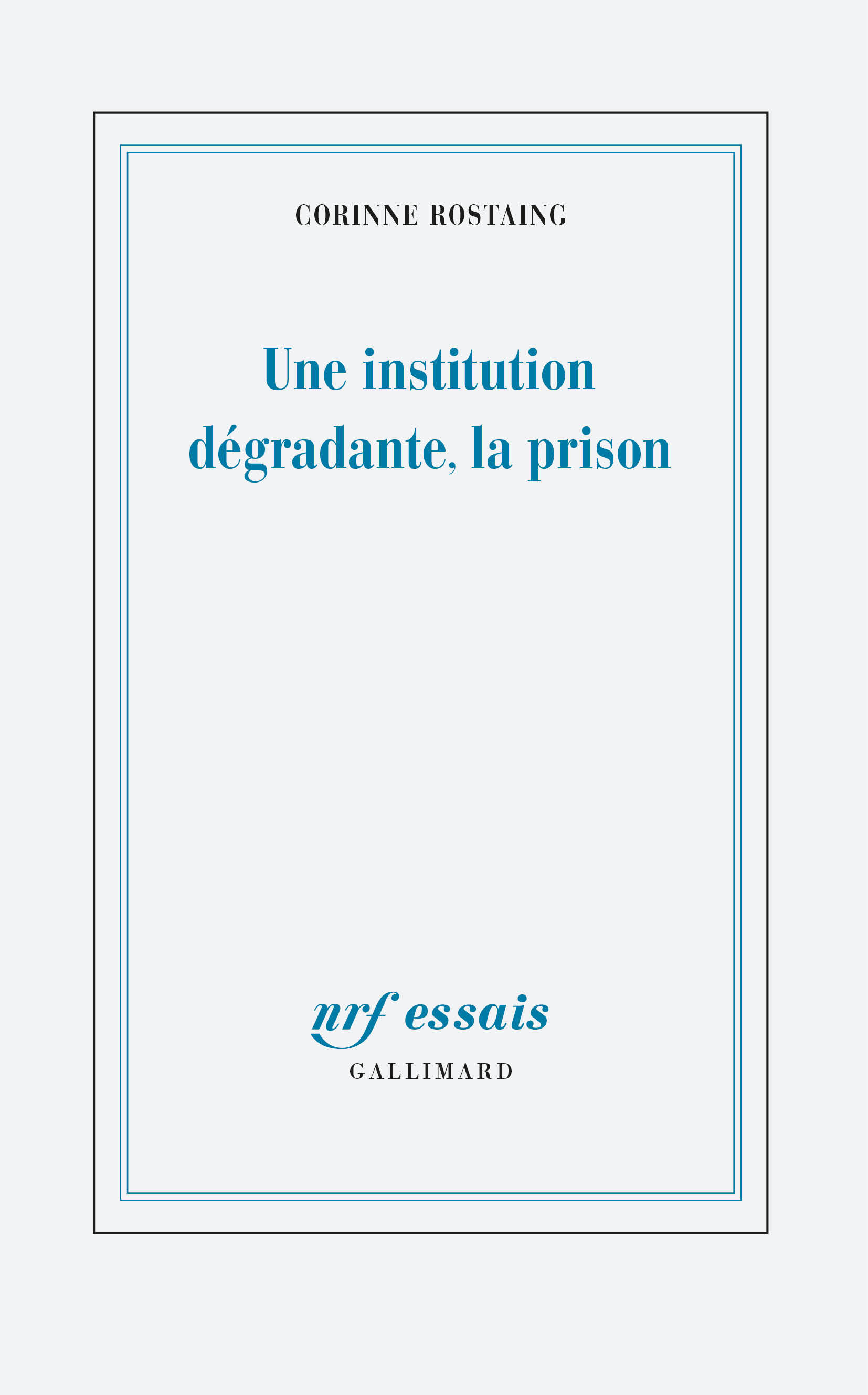 Une institution dégradante, la prison (9782070145409-front-cover)