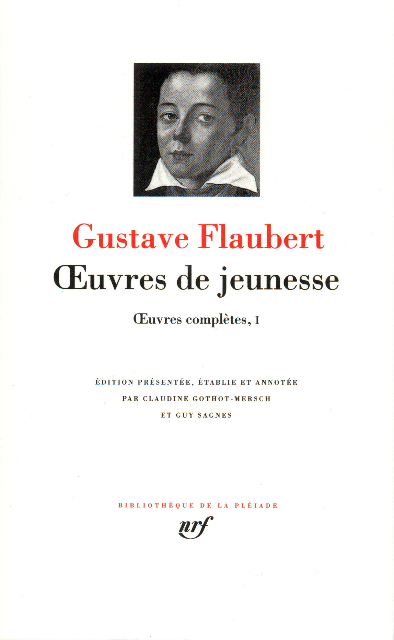 Œuvres de jeunesse (9782070114757-front-cover)