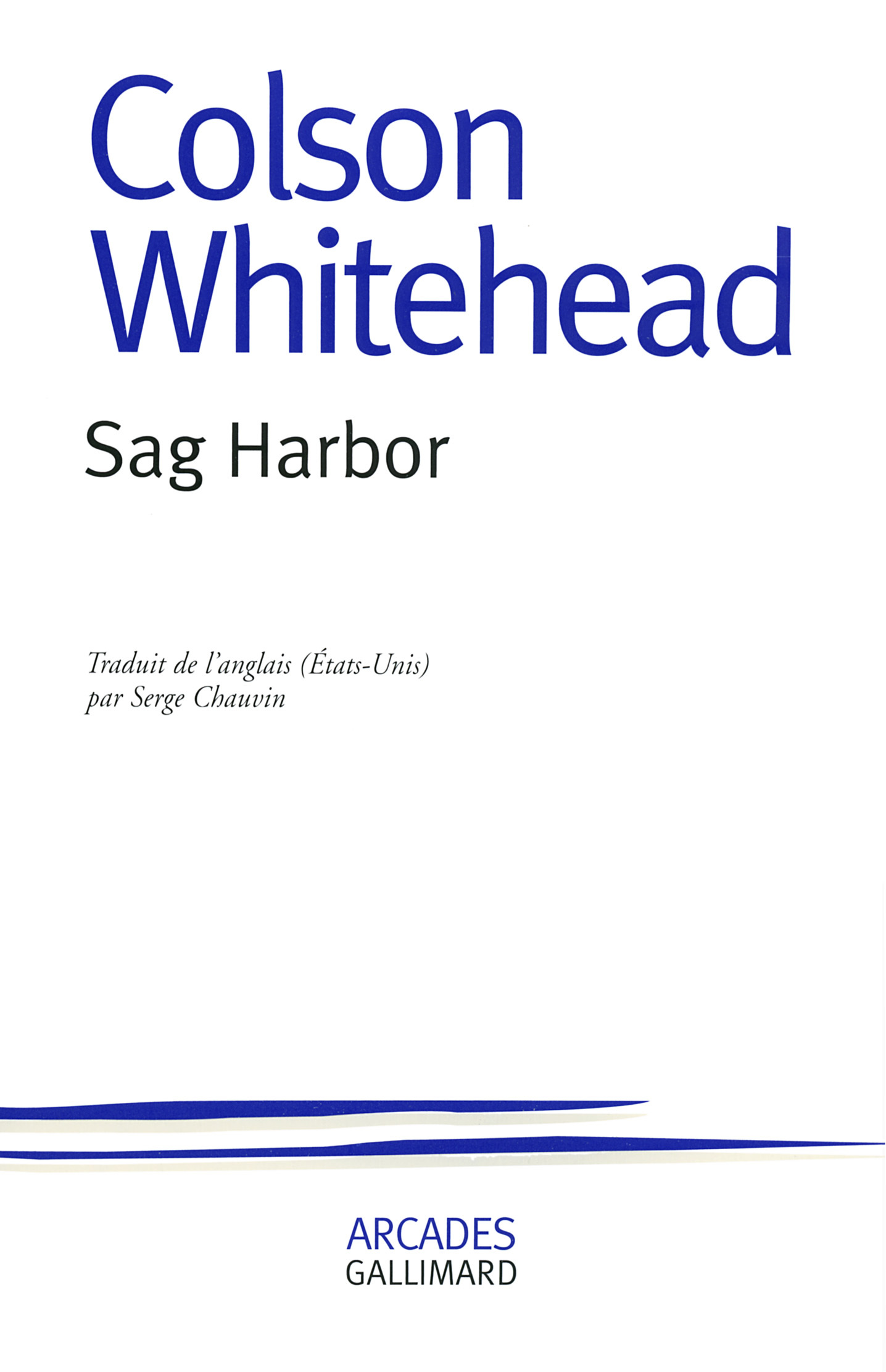 Sag Harbor (9782070125722-front-cover)