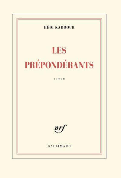 Les Prépondérants (9782070149919-front-cover)