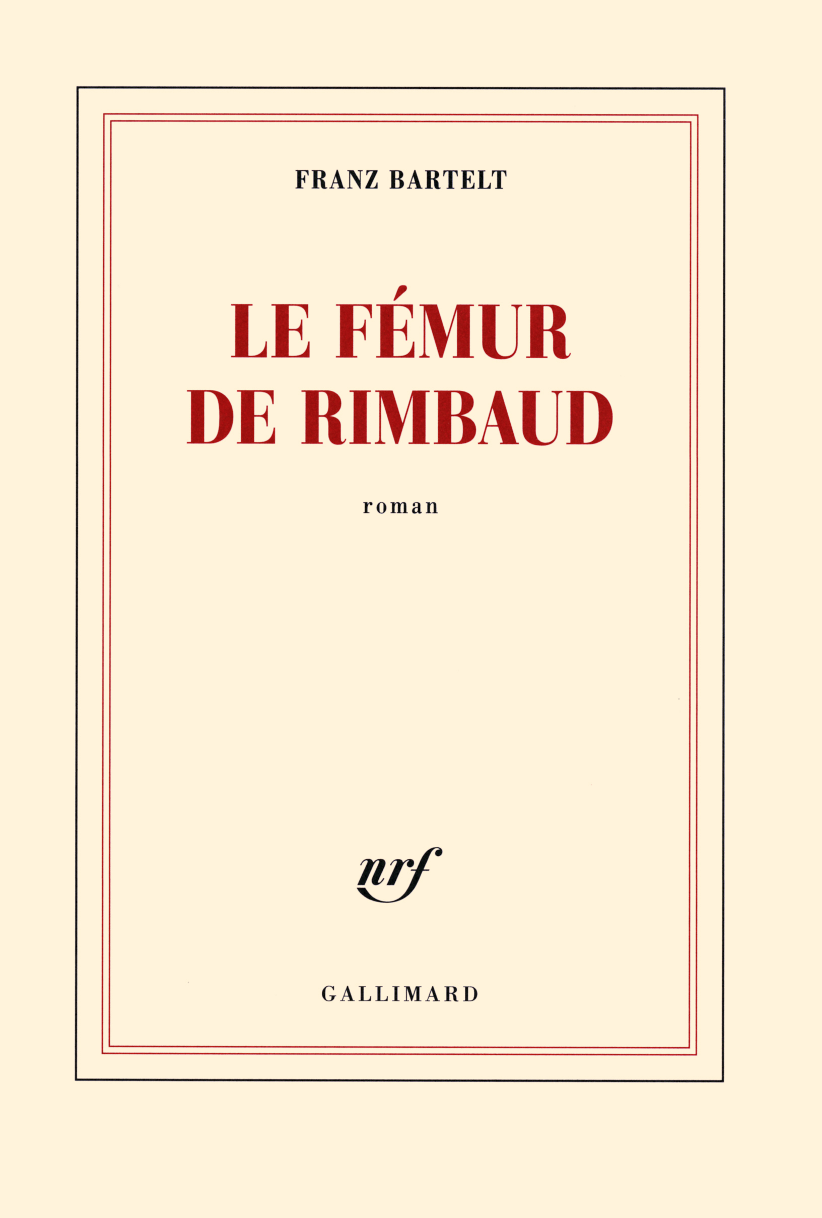 Le fémur de Rimbaud (9782070142682-front-cover)