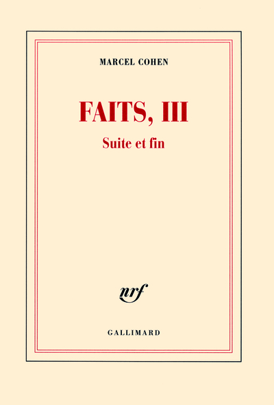 Faits, III, Suite et fin (9782070130900-front-cover)