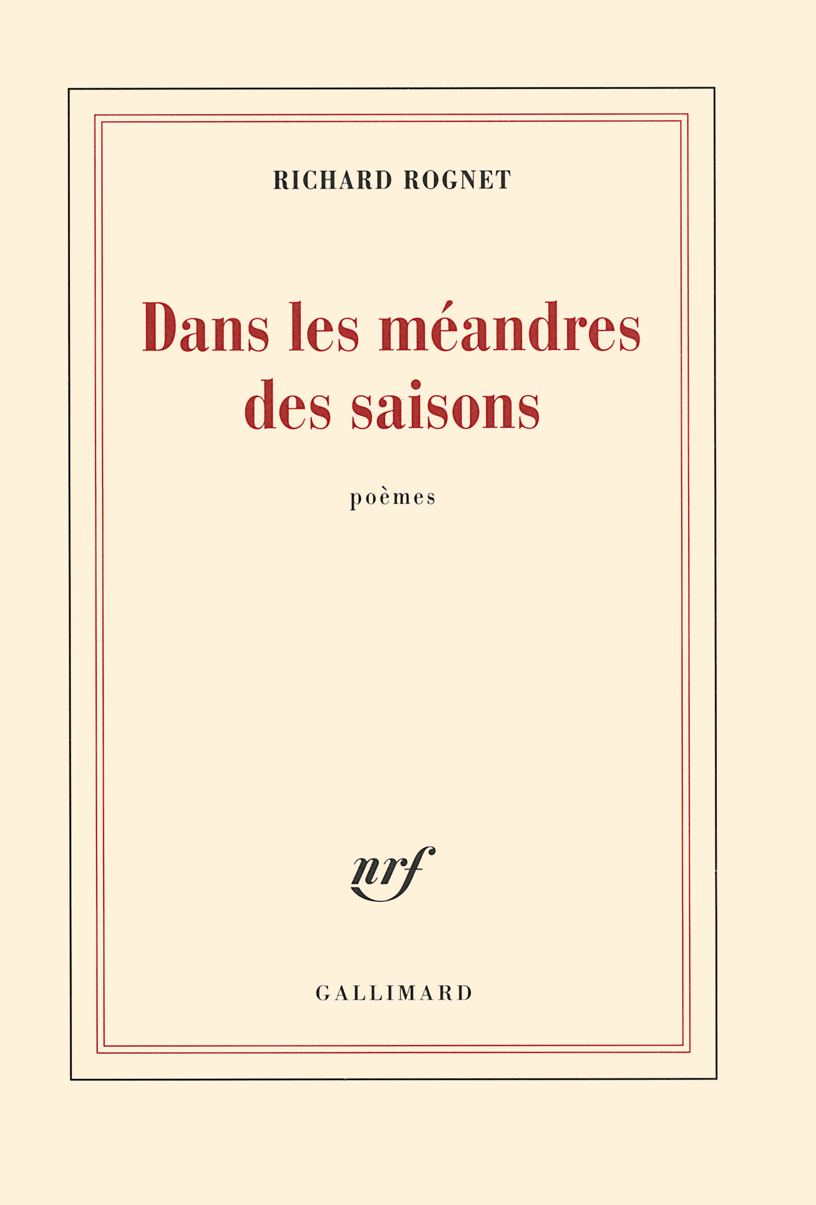 Dans les méandres des saisons/Elle était là quand on rentrait (9782070144990-front-cover)