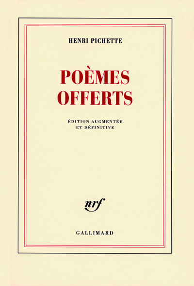 Poèmes offerts (9782070125876-front-cover)