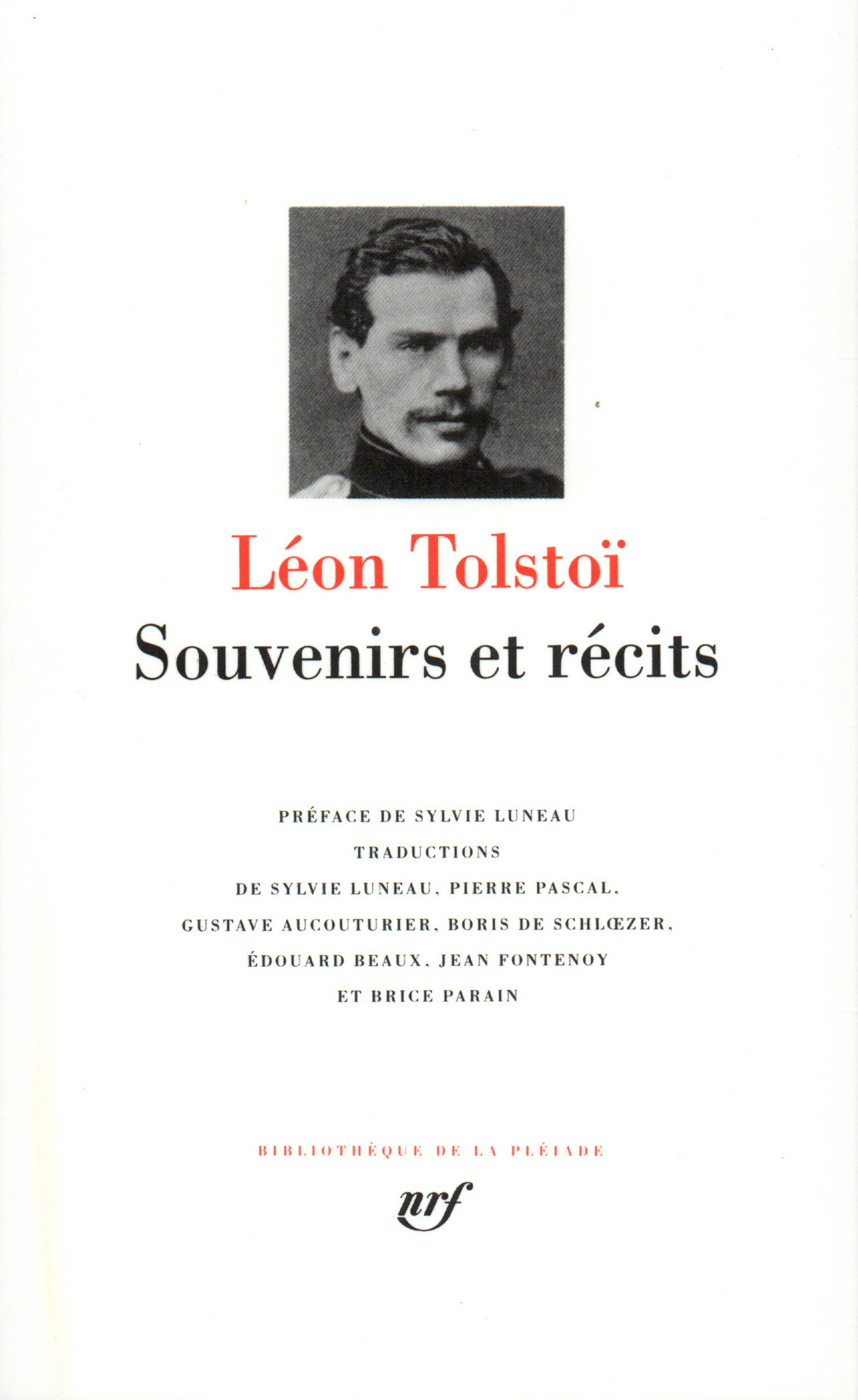 Souvenirs et récits (9782070105656-front-cover)