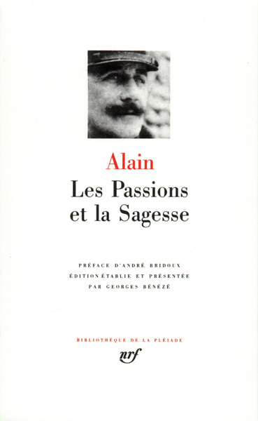 Les Passions et la Sagesse (9782070100064-front-cover)