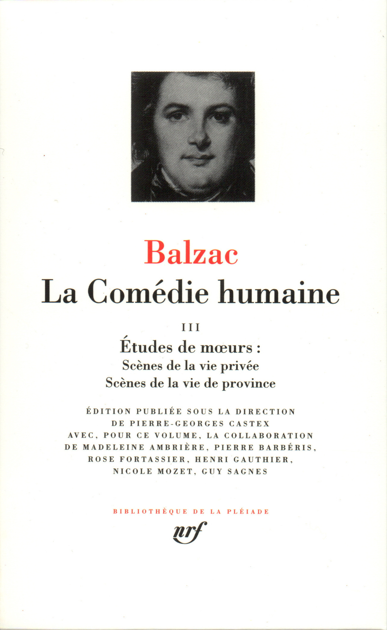 La Comédie humaine (9782070108589-front-cover)