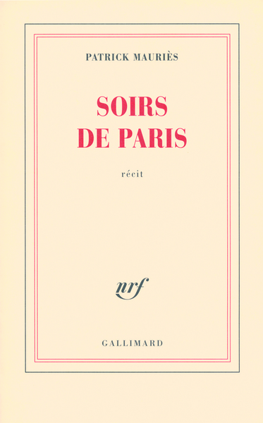 Soirs de Paris (9782070125050-front-cover)