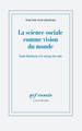 La science sociale comme vision du monde, Émile Durkheim et le mirage du salut (9782070128457-front-cover)