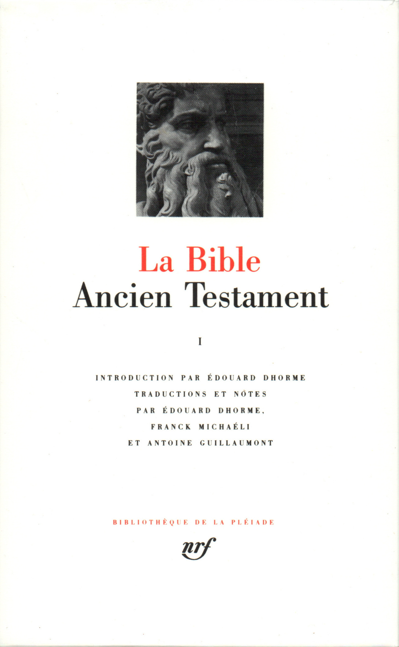 La Bible, Ancien Testament (9782070100071-front-cover)