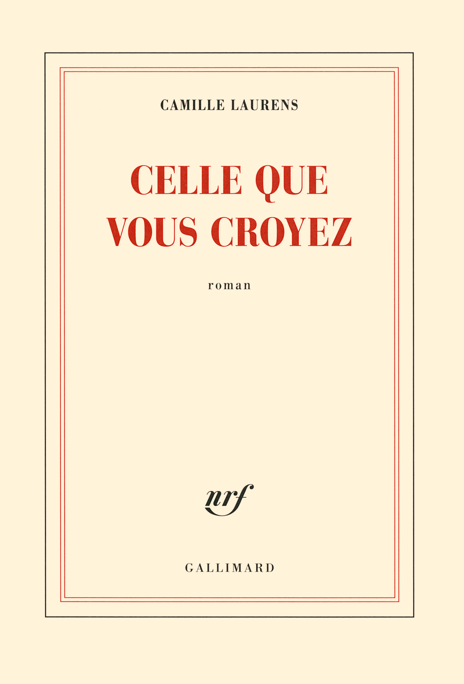 Celle que vous croyez (9782070143870-front-cover)