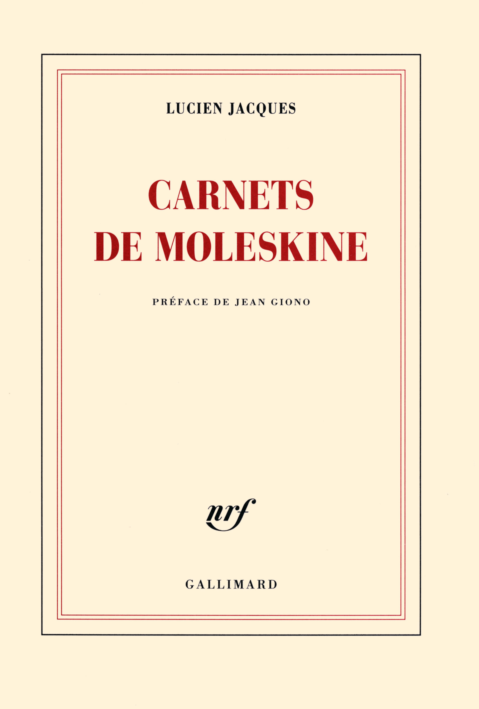 Carnets de moleskine (9782070144440-front-cover)