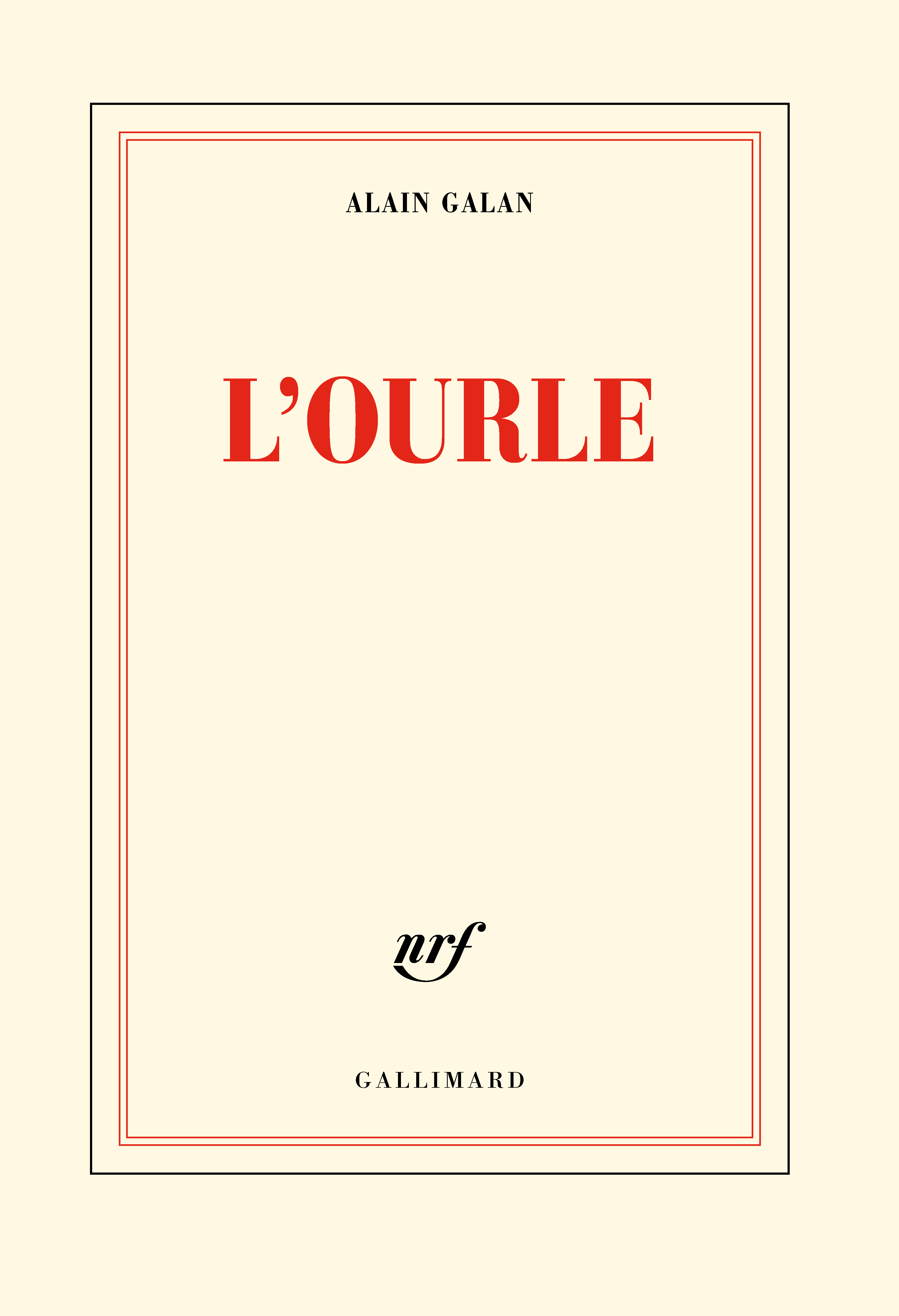 L'ourle (9782070136995-front-cover)