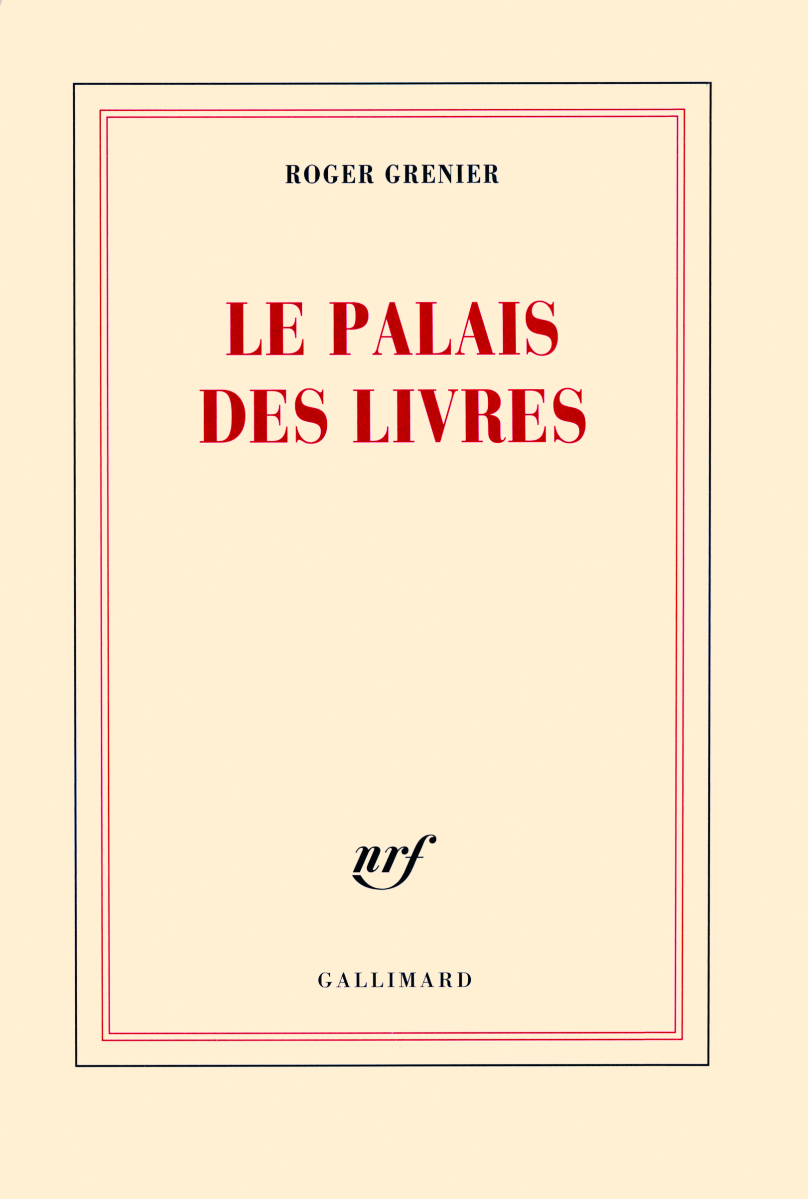 Le palais des livres (9782070131426-front-cover)