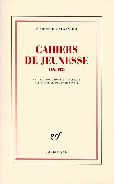 Cahiers de jeunesse, (1926-1930) (9782070120420-front-cover)