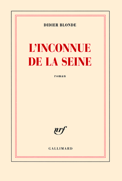 L'Inconnue de la Seine (9782070137732-front-cover)
