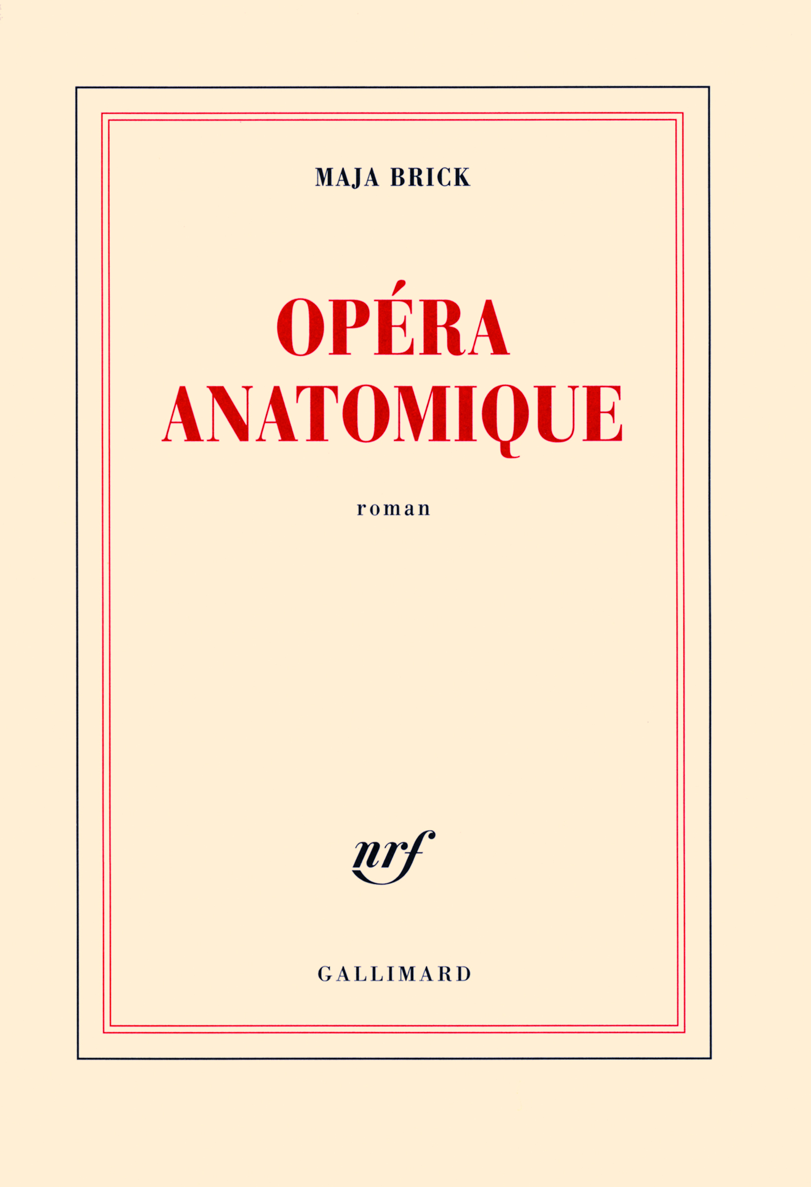 Opéra anatomique (9782070135653-front-cover)