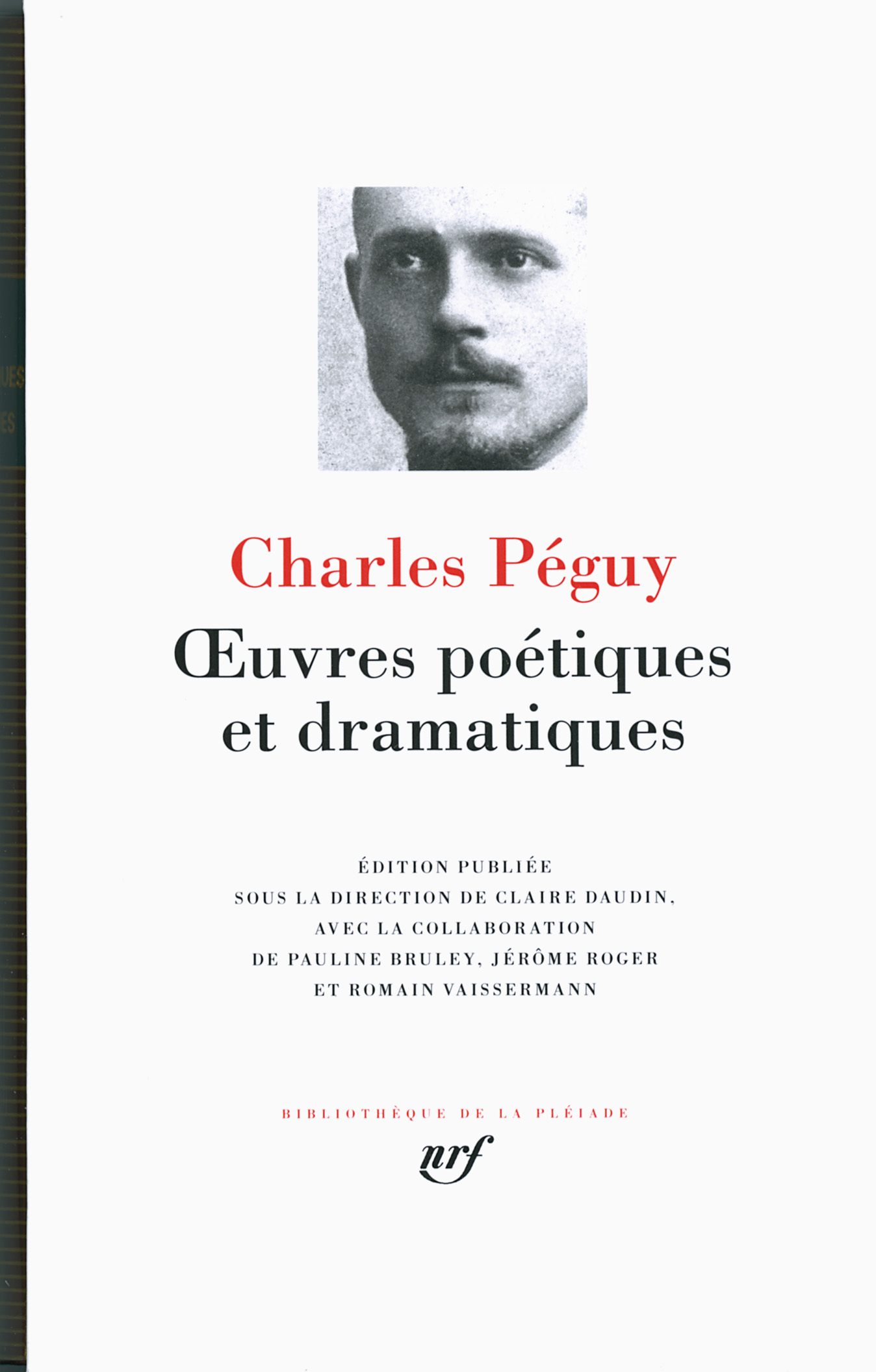 Œuvres poétiques et dramatiques (9782070134168-front-cover)