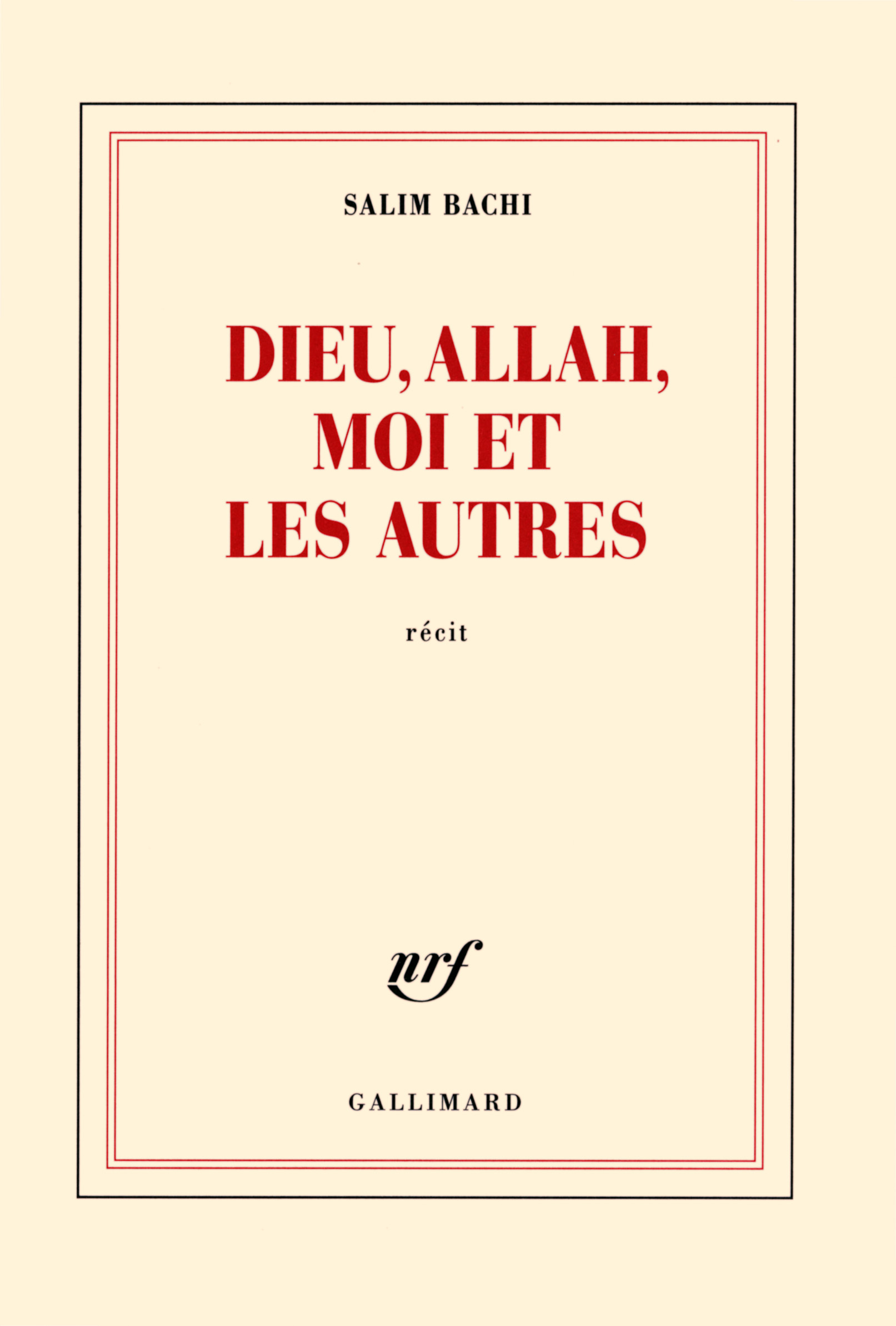 Dieu, Allah, moi et les autres (9782070179602-front-cover)