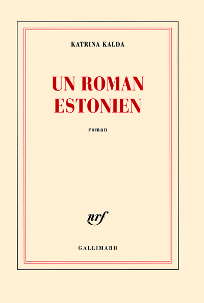 Un roman estonien (9782070129683-front-cover)